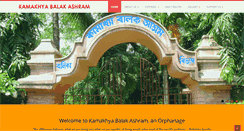 Desktop Screenshot of kamakhyabalakashram.com