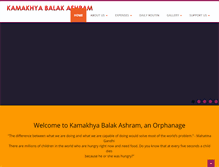 Tablet Screenshot of kamakhyabalakashram.com